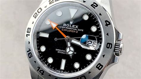 rolex explorer 2 nero|Rolex explorer ii review.